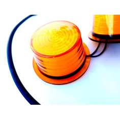 Budgetversion Ersatzglas Gylle LED Orange-Orange