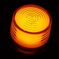 Budgetversion Ersatzglas Gylle LED Orange NEON