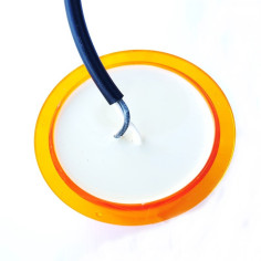 Budgetversion Ersatzglas Gylle LED Orange NEON