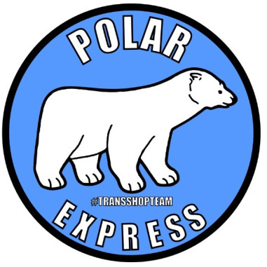POLAR EXPRESS NALEPKA 10 CM