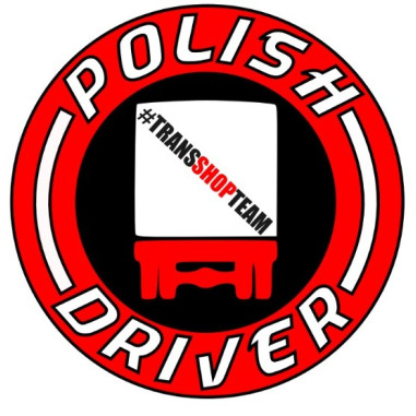 POLISH DRIVER NAKLEJKA WLEPA 10 CM