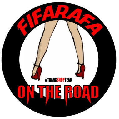 FIFARAFA ON THE ROAD NALEPKA 10 CM