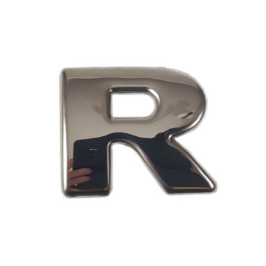 SCANIA R 04-18 "R" dekor na emblem nerez chrom