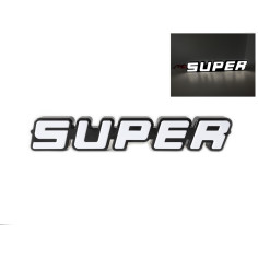 SUPER bily podsvícený emblem LED SCANIA
