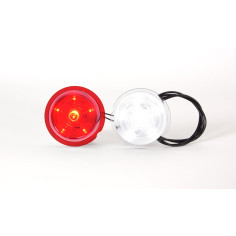 LED Ersatzglas Module Rot Weiss Neon WAŚ 545BC/II W74.1N